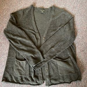 Barefoot Dreams Cozychic Ultra Lite Pointelle Cardi-Carbon